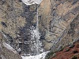 05 A Long Steep Waterfall Shows The Reason Our Camp Is Called Waterfall Camp On The Way To Chulu Far East